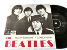 Very rare The Beatles single 45 Yellow Submarine Parlophone Sweden Exc/Exc