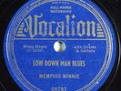 Blues 78 MEMPHIS MINNIE Low Down Man Blues VOCALION 04797 E- HEAR 2748