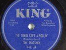 R&B Jump Blues 78 TINY BRADSHAW The Train Kept A-Rollin' KING 4497 HEAR 2551
