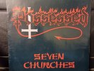 RAR  POSSESSED: Seven Churches LP Vinyl Album 1985 1st PRESS Inlay Lyrics Roadru