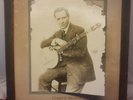 Rare Vtg Columbia Harry C. Browne Promo Banjo Photo Folk See Pic Black Americana