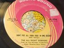 Garage Punk 45 All Night Workers Don't Put All Your Eggs LOU REED JOHN CALE HEAR