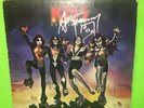 1976 KISS Destroyer Vinyl LP SIGNED by Ace Frehley in Silver  AUTOGRAPH
