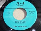 TANGIERS (HOLLYWOOD FLAMES) A-J 905-THE PLEA/DOIN' THE WADDLE=DOO WOP SOUL 1962