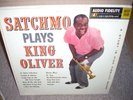LOUIS ARMSTRONG satchmo plays king oliver ( jazz ) audio fidelity mono