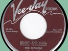 SPANIELS Heart and Soul / Baby It's You 45rpm Vee-Jay 1958 doo-wop