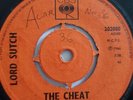 Lord Sutch,The Cheat/Black & Hairy,VG+,CBS,1966,Freakbeat,Psych,Mod