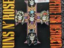 Guns and Roses Appetite for destruction OZ 1987 LP & Banned inner EX