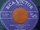 Nelo Sosa y su Conjunto - AMARRAEL POTRO / CUBA Guajira MAMBO - RCA 45 hear