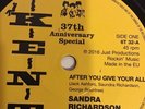 Sandra Richardson -After You Give Your All-Hytones -Runaway Girl - 100 Club 37th