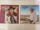 George Strait 2 Vinyl LP Lot- Greatest hits + Ocean Front Property