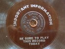 78 rpm Durium Postcard Record Chevrolet Car Advertisement General Motors 4