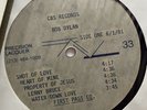 Bob Dylan 12” Metal Acetate Master Recordings 5 Track Shot Of Love