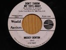 Mickey Denton Detroit soul 45 One More Time bw Dont Throw My Toys Away
