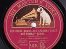 Comedian Harmonists. Der onkel Bumba & Schöne Isabella. HMV EG 2554. NM-, rubs