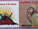 BOB MARLEY Natty Dread in Rastaman Cover & Uprising VINYL RECORDS+NEWS CLIPPINGS