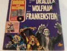 A STORY OF DRACULA THE WOLFMAN AND FRANKENSTEIN Rare  VTG 1975 Comic Book Record