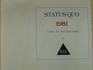 STATUS QUO LP 1981 Live in Switzerland grey swirl Vinyl 100 cop. only Frantic 4