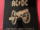 AC/DC FOR THOSE ABOUT TO ROCK  Spain 1981 Different PS Lp Vg Cover and M- Vinyl