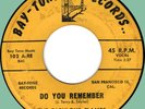 FABULOUS FLAMES Do You Remember / Get to Stepping 45rpm Bay-Tone 1959 doo-wop