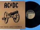 AC/DC For Those About To Rock 1981 LP Embossed Gatefold MASTERDISK VG++ a7403