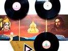 ORIGINAL 1974 SANTANA LOTUS 3 LP POSTERS INSERTS VINYL EX+ RARE