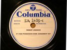 78 RPM - UNISSUED Test SA-2633-1 : ROBERT JOHNSON - condition E+