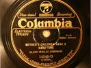 78 RPM - Columbia 14343-D  : BLIND WILLIE JOHNSON - condition V