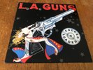 L.A. GUNS Cocked & Loaded LP Vinyl 1989 RARE EU 1st Press Girl Phil Lewis