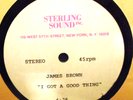 JAMES BROWN - I Got A Good Thing - UNISS.  complete 4:26 version - TEST ACETATE