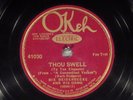 78 RPM -- Bix Beiderbecke and His Gang, Okeh 41030 