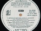 Metropolis Vol. 1 - LP Vinyl Record Bhangra Punjabi, Sardool, Bindrakhia, Manak