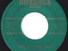 very rare GARAGE The Kon-Taks One Of These Days 45 visual vg-/vg- plays fine '66