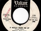 TUFF FOLK ROCK JANGLE GARAGE 45 - DENNY PROVISOR - IT REALLY TEARS ME UP - HEAR