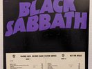 RARE Black Sabbath Master Of Reality 1ST US PRESS 1971 WHITE Promo Timing Strip