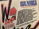 Columbia Vintage USA for Africa 45 Vinyl Record We Are The World w Pic Sleeve