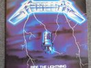 Metallica Ride The Lightning LP  1984 OIS Elektra / Megaforce