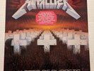 Metallica Master Of Puppets LP white label promo lp w/ hype sticker RARE 1986