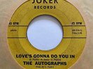 Northern Soul 45 THE AUTOGRAPHS Love's Gonna Do You In/On A Hot Summer Day HEAR
