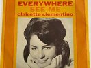 Teener Popcorn 45 CLAIRETTE CLEMENTINO See Me/Ev'rywhere Rare Pic Sleeve HEAR