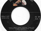 ELVIS PRESLEY SAVE-ON-RECORDS BULLETIN FOR JUNE RCA Sampler SPA-7-27 VG+ 45