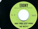 1962 DOO WOP/NORTHERN-THE DELCO'S- THESE THREE LITTLE WORDS