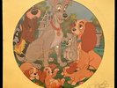 WALT DISNEY'S LADY and the TRAMP LP Picture Disc 1980 Disneyland 3103 - Sealed