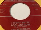 THE HEARTBEATS I WON’T BE THE FOOL ANYMORE/ WEDDING BELLS Rama 222 R&B Vocals