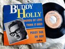 BUDDY HOLLY PEGGY SUE CORAL 94606 ORIGINAL 1964 FRANCE EP/45T VINYL VG SLEEVE EX