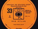 BOB DYLAN: knockin' on heaven's door CBS 7