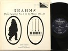 XWN 18773 Brahms Piano Quartet #1, Barylli Quartet, Joerg Demus Westminster