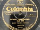 Blind Willie Johnson Columbia 14343 ‘Mother’s Children’ V BLUES 78 rpm