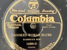Barbecue Bob Columbia 14280 ‘Crooked Woman Blues’ E- Blues 78 rpm