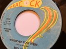Bud Harper – Wherever You Were Peacock Records Orig Promo Northern Soul/R&B 45